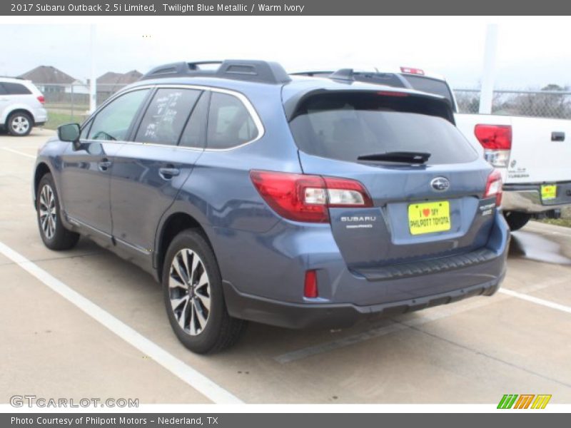 Twilight Blue Metallic / Warm Ivory 2017 Subaru Outback 2.5i Limited