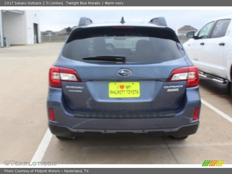 Twilight Blue Metallic / Warm Ivory 2017 Subaru Outback 2.5i Limited