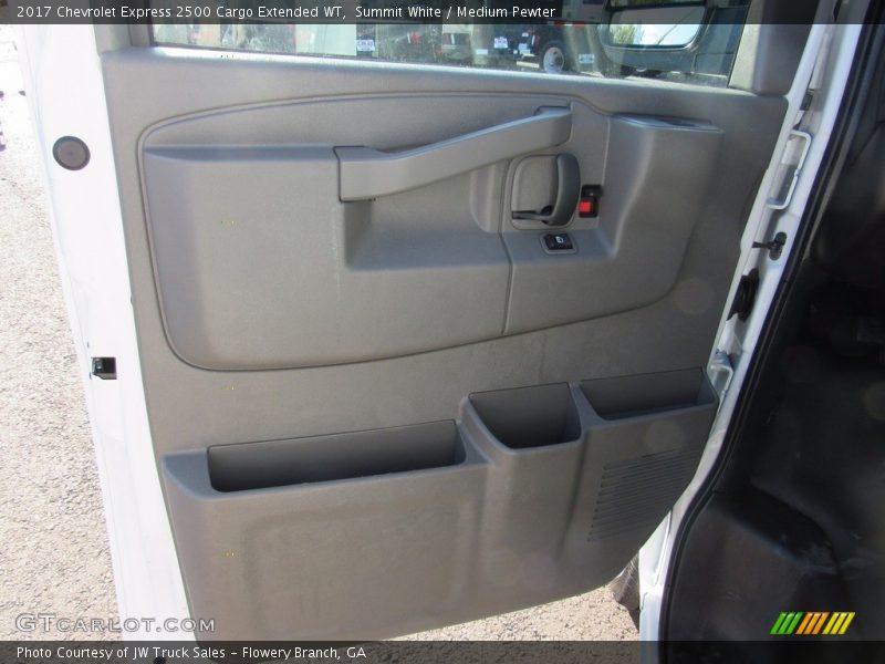 Summit White / Medium Pewter 2017 Chevrolet Express 2500 Cargo Extended WT