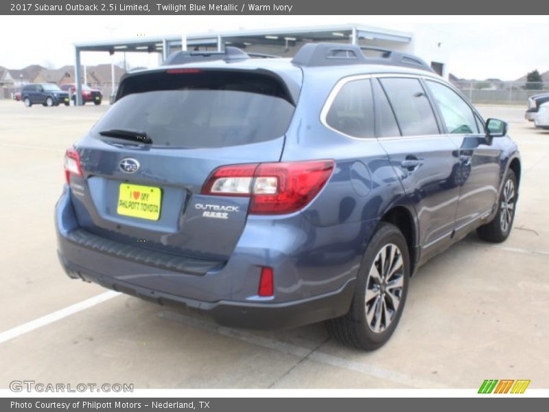 Twilight Blue Metallic / Warm Ivory 2017 Subaru Outback 2.5i Limited