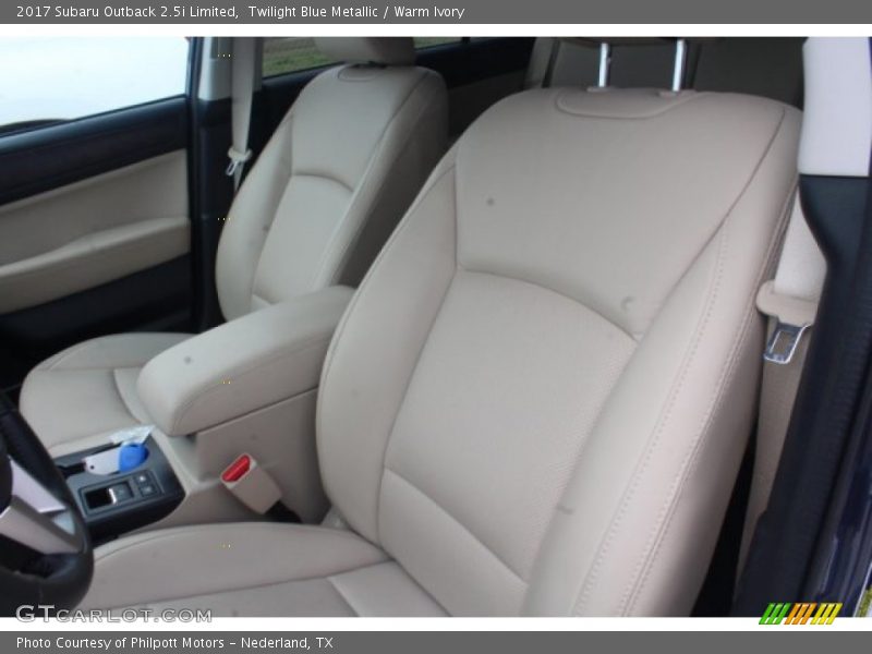 Twilight Blue Metallic / Warm Ivory 2017 Subaru Outback 2.5i Limited