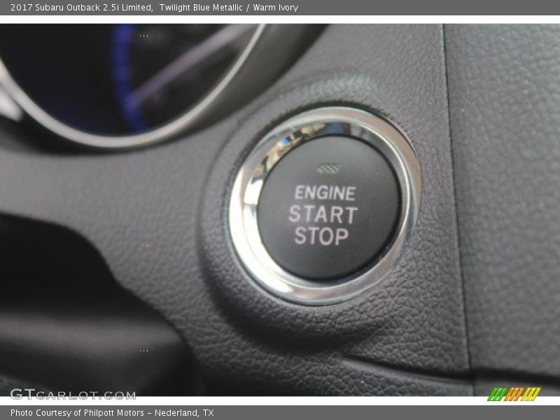 Twilight Blue Metallic / Warm Ivory 2017 Subaru Outback 2.5i Limited