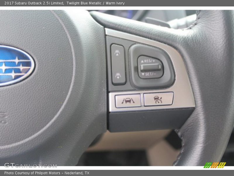 Twilight Blue Metallic / Warm Ivory 2017 Subaru Outback 2.5i Limited