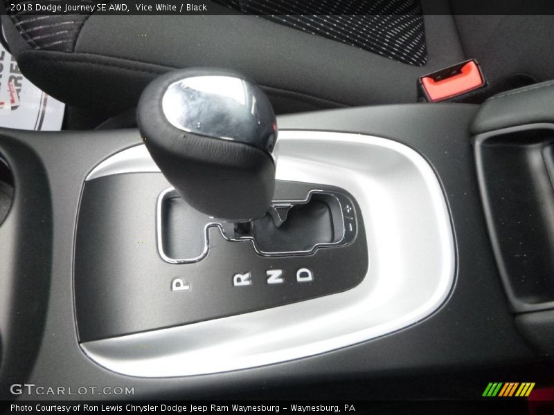 Vice White / Black 2018 Dodge Journey SE AWD