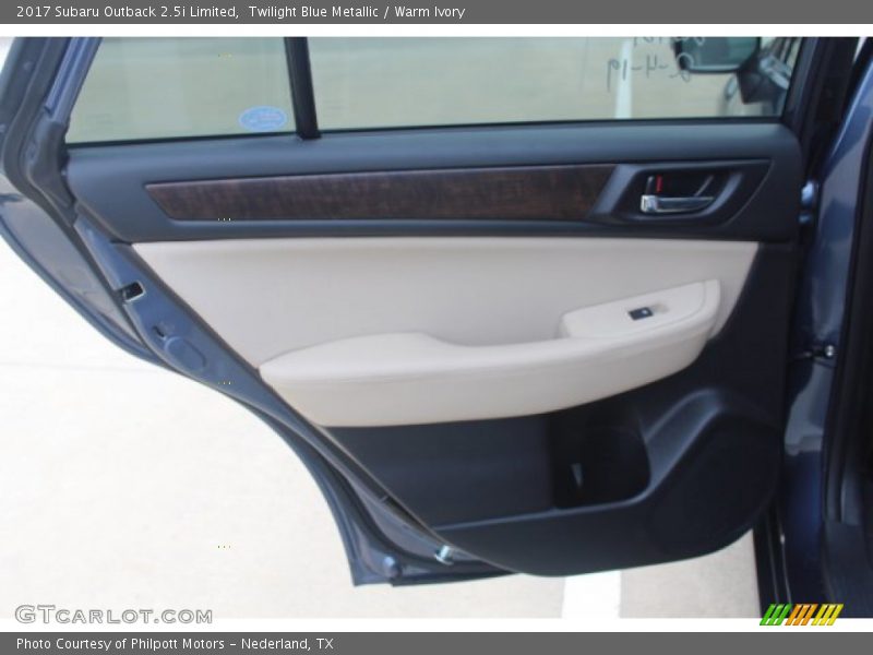 Twilight Blue Metallic / Warm Ivory 2017 Subaru Outback 2.5i Limited