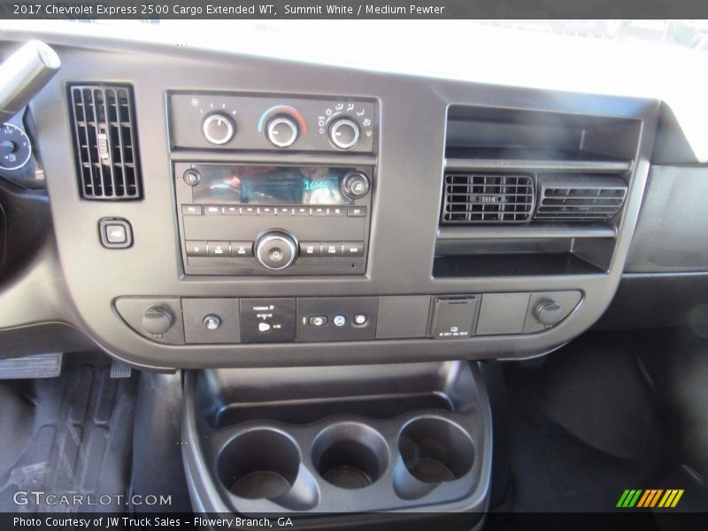 Summit White / Medium Pewter 2017 Chevrolet Express 2500 Cargo Extended WT