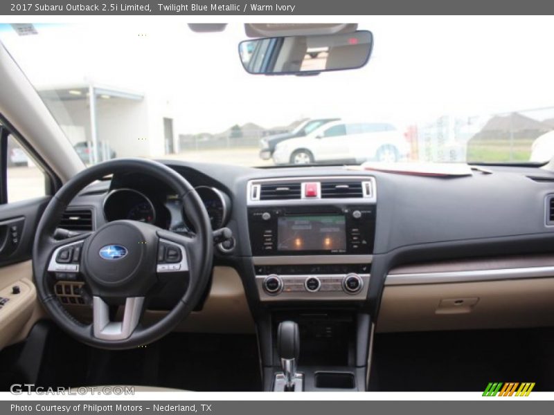 Twilight Blue Metallic / Warm Ivory 2017 Subaru Outback 2.5i Limited