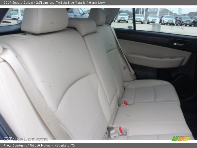 Twilight Blue Metallic / Warm Ivory 2017 Subaru Outback 2.5i Limited
