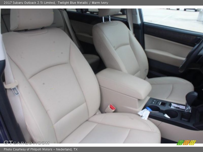 Twilight Blue Metallic / Warm Ivory 2017 Subaru Outback 2.5i Limited