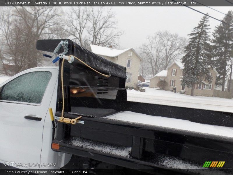 Summit White / Dark Ash/Jet Black 2019 Chevrolet Silverado 3500HD Work Truck Regular Cab 4x4 Dump Truck