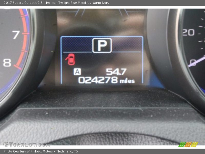 Twilight Blue Metallic / Warm Ivory 2017 Subaru Outback 2.5i Limited
