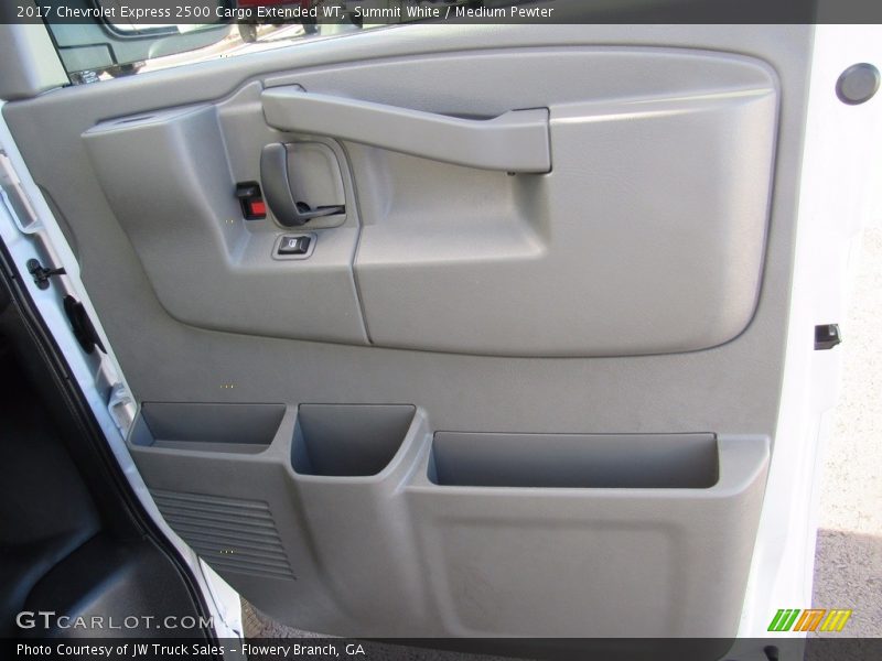 Summit White / Medium Pewter 2017 Chevrolet Express 2500 Cargo Extended WT