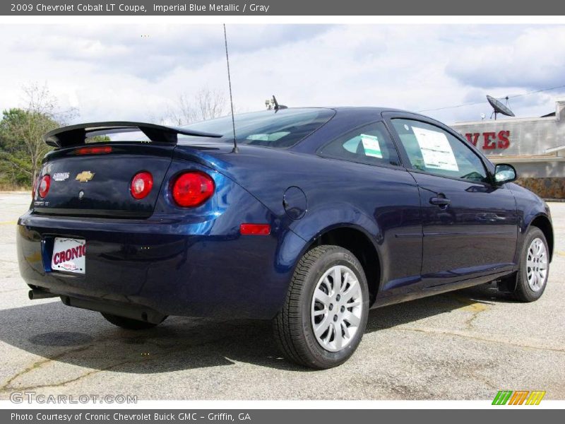 Imperial Blue Metallic / Gray 2009 Chevrolet Cobalt LT Coupe