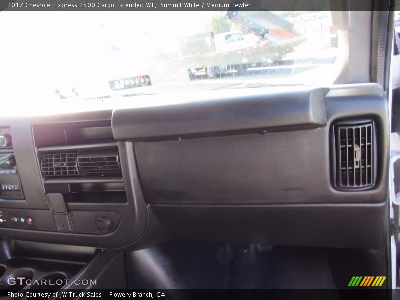 Summit White / Medium Pewter 2017 Chevrolet Express 2500 Cargo Extended WT