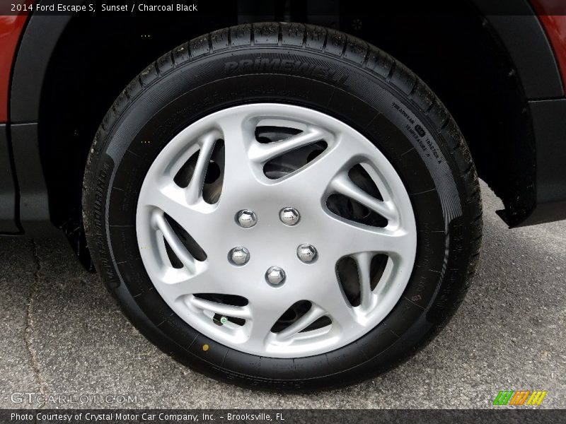 Sunset / Charcoal Black 2014 Ford Escape S