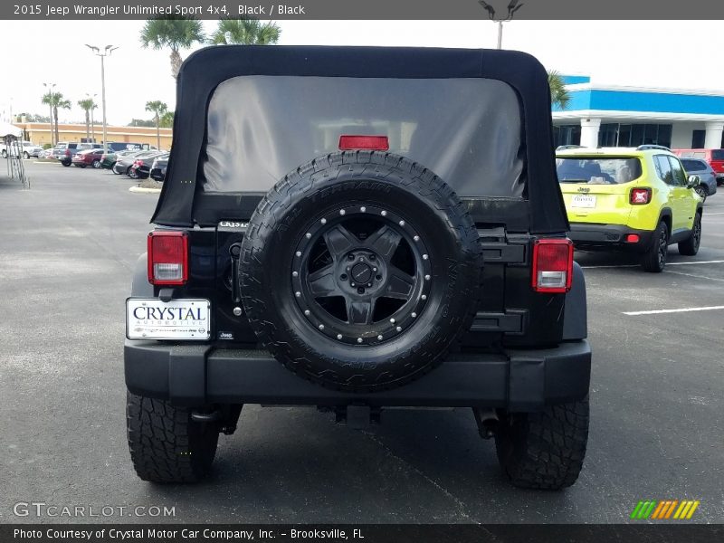 Black / Black 2015 Jeep Wrangler Unlimited Sport 4x4