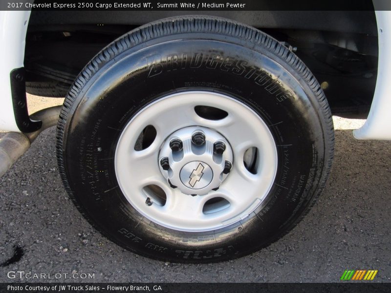 Summit White / Medium Pewter 2017 Chevrolet Express 2500 Cargo Extended WT