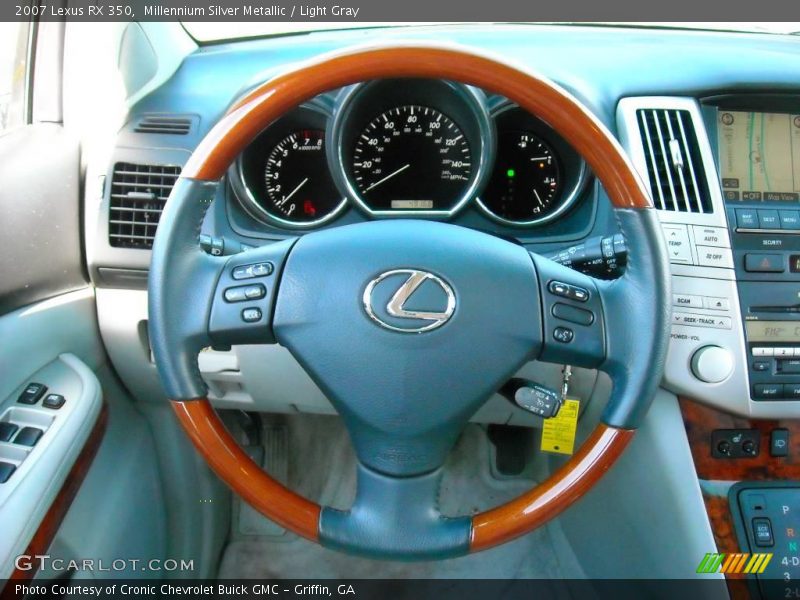 Millennium Silver Metallic / Light Gray 2007 Lexus RX 350