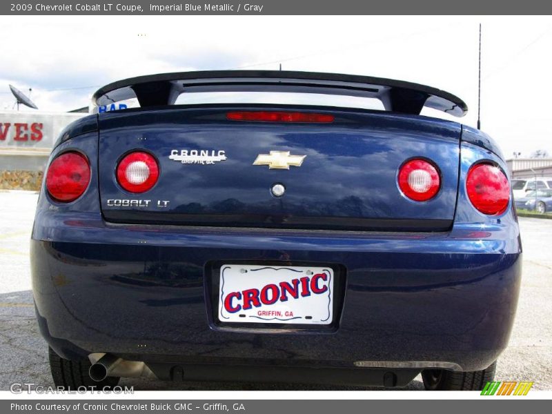 Imperial Blue Metallic / Gray 2009 Chevrolet Cobalt LT Coupe