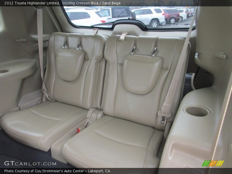Sizzling Crimson Mica / Sand Beige 2012 Toyota Highlander Limited