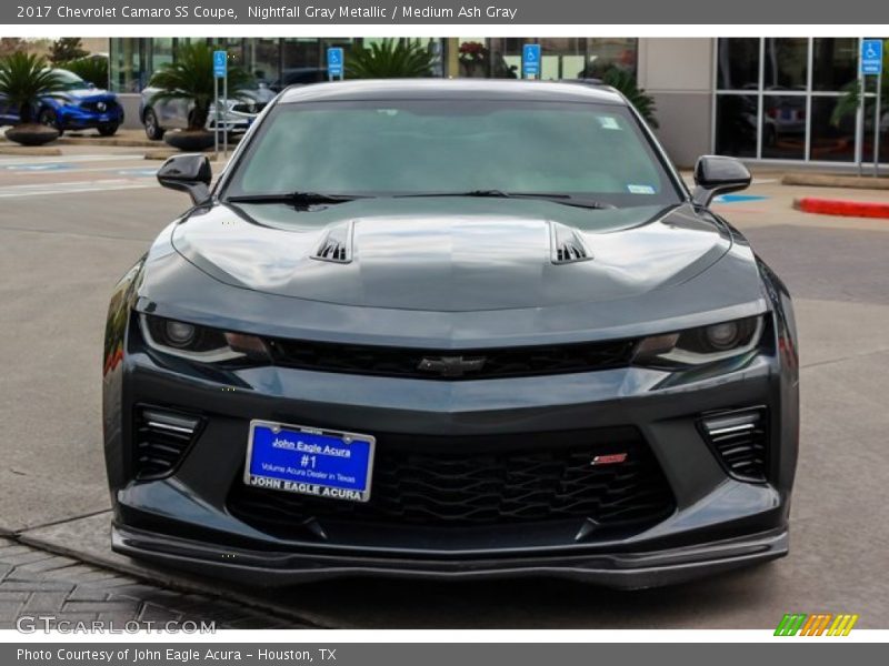 Nightfall Gray Metallic / Medium Ash Gray 2017 Chevrolet Camaro SS Coupe