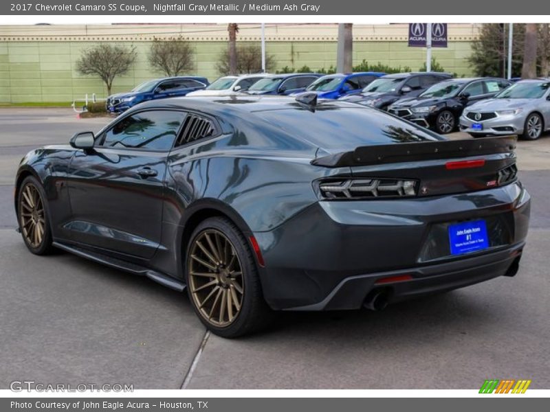 Nightfall Gray Metallic / Medium Ash Gray 2017 Chevrolet Camaro SS Coupe
