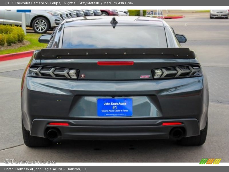 Nightfall Gray Metallic / Medium Ash Gray 2017 Chevrolet Camaro SS Coupe