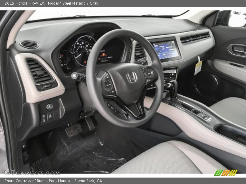 Modern Steel Metallic / Gray 2019 Honda HR-V EX