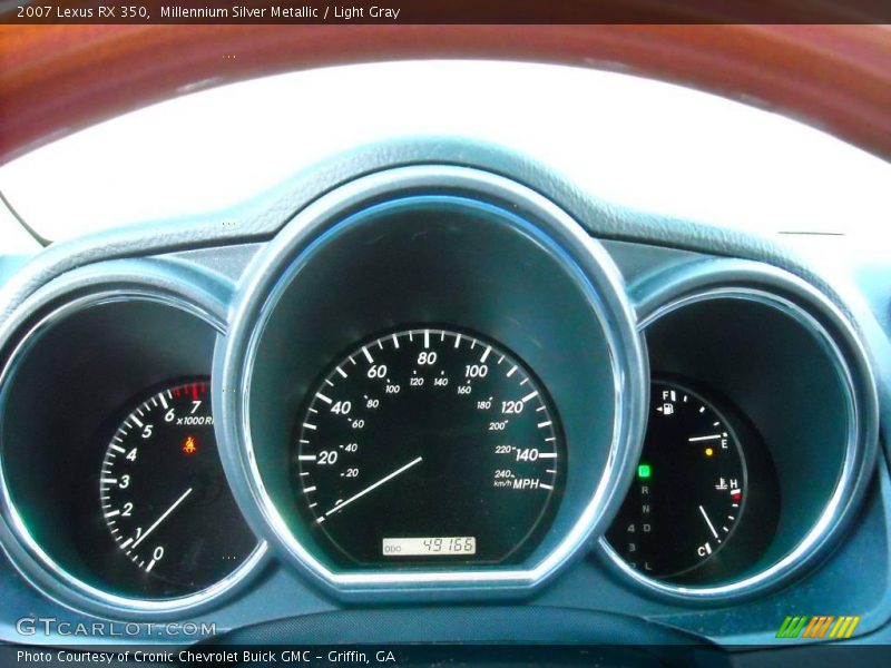 Millennium Silver Metallic / Light Gray 2007 Lexus RX 350
