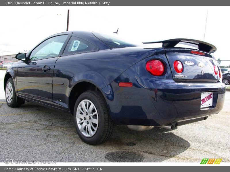 Imperial Blue Metallic / Gray 2009 Chevrolet Cobalt LT Coupe