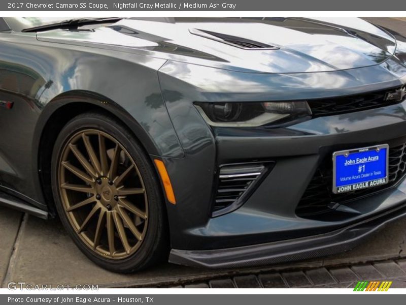 Nightfall Gray Metallic / Medium Ash Gray 2017 Chevrolet Camaro SS Coupe