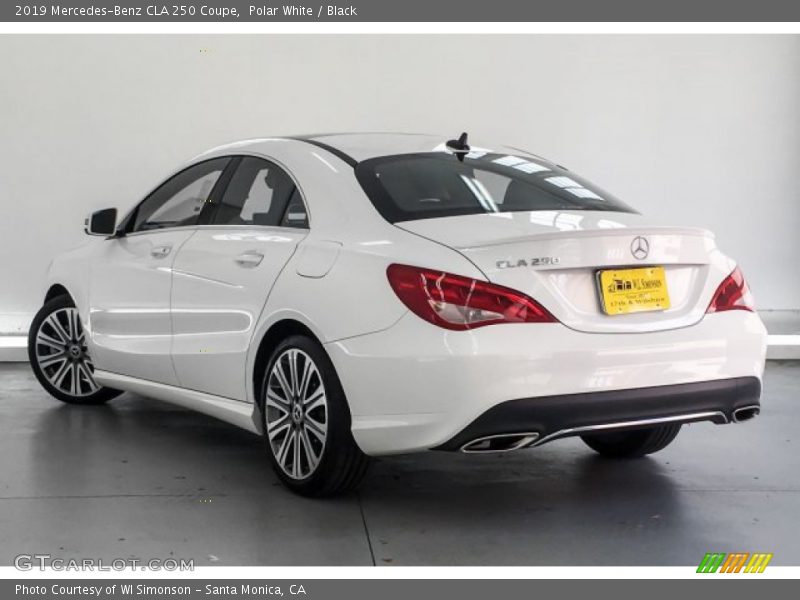 Polar White / Black 2019 Mercedes-Benz CLA 250 Coupe