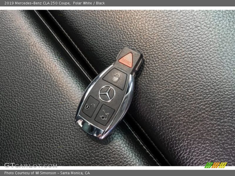 Polar White / Black 2019 Mercedes-Benz CLA 250 Coupe