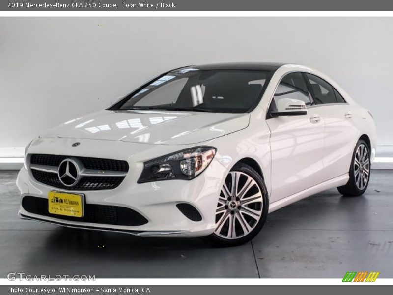 Polar White / Black 2019 Mercedes-Benz CLA 250 Coupe