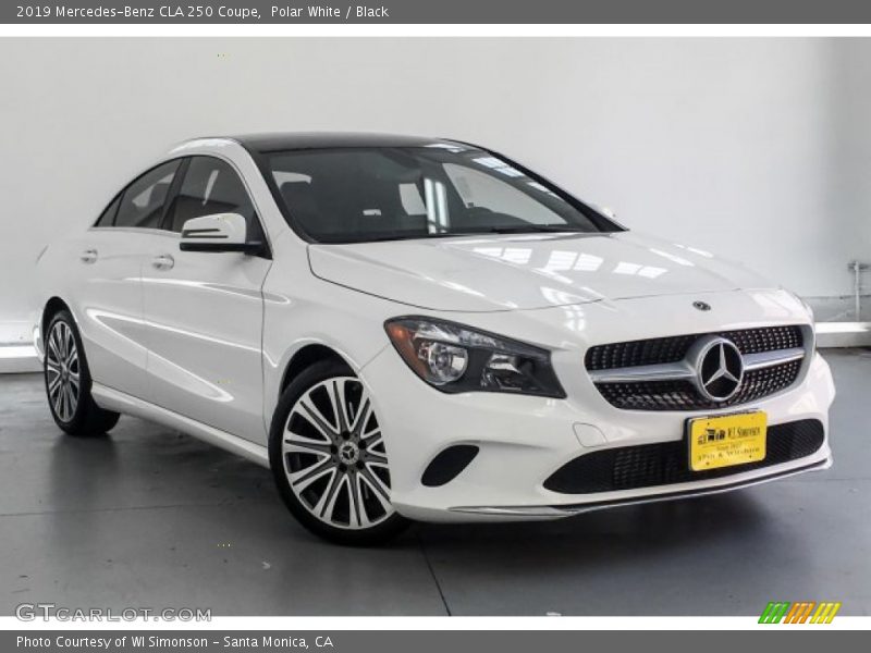 Polar White / Black 2019 Mercedes-Benz CLA 250 Coupe