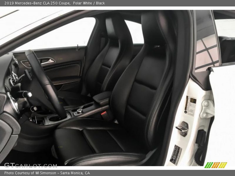 Polar White / Black 2019 Mercedes-Benz CLA 250 Coupe