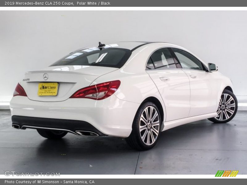 Polar White / Black 2019 Mercedes-Benz CLA 250 Coupe