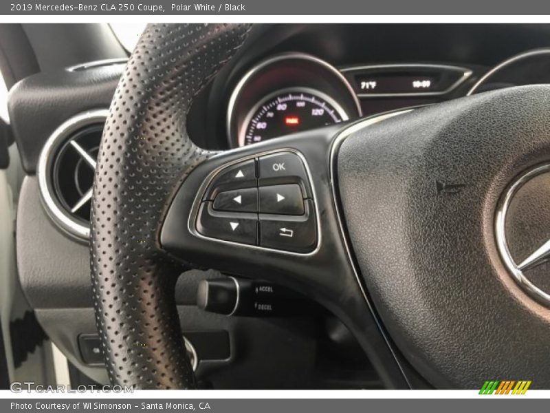 Polar White / Black 2019 Mercedes-Benz CLA 250 Coupe