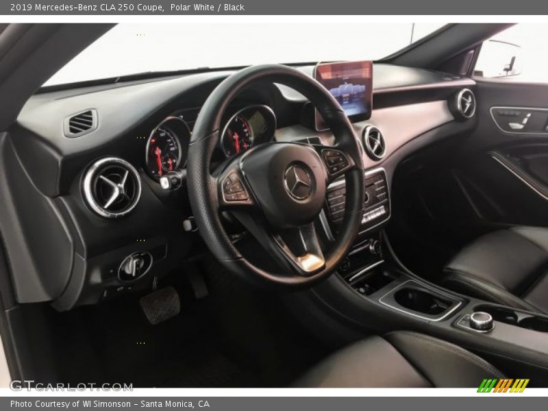 Polar White / Black 2019 Mercedes-Benz CLA 250 Coupe
