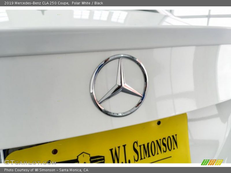 Polar White / Black 2019 Mercedes-Benz CLA 250 Coupe