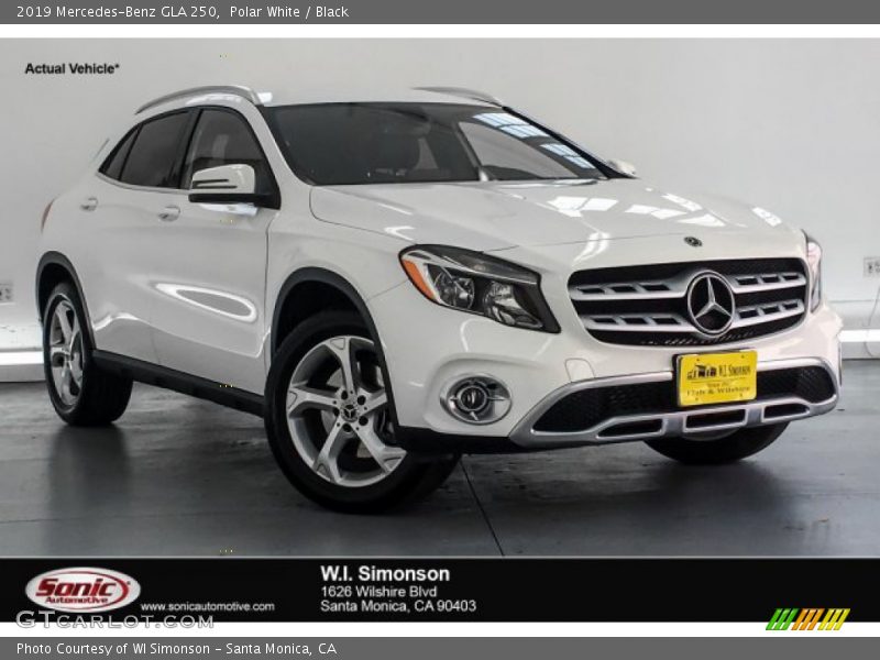 Polar White / Black 2019 Mercedes-Benz GLA 250