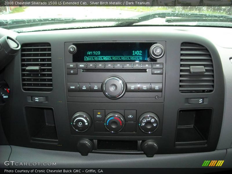 Silver Birch Metallic / Dark Titanium 2008 Chevrolet Silverado 1500 LS Extended Cab