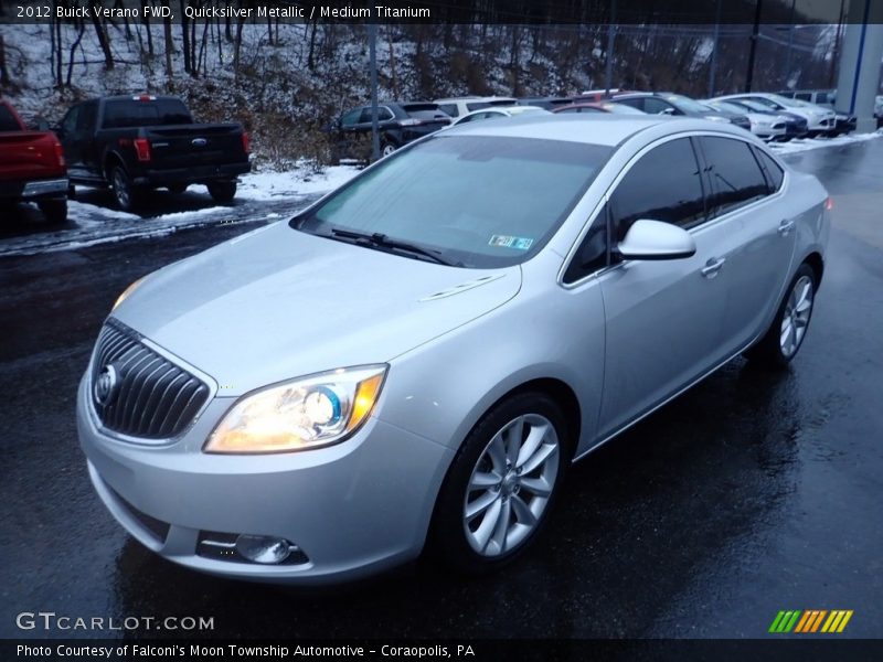 Quicksilver Metallic / Medium Titanium 2012 Buick Verano FWD