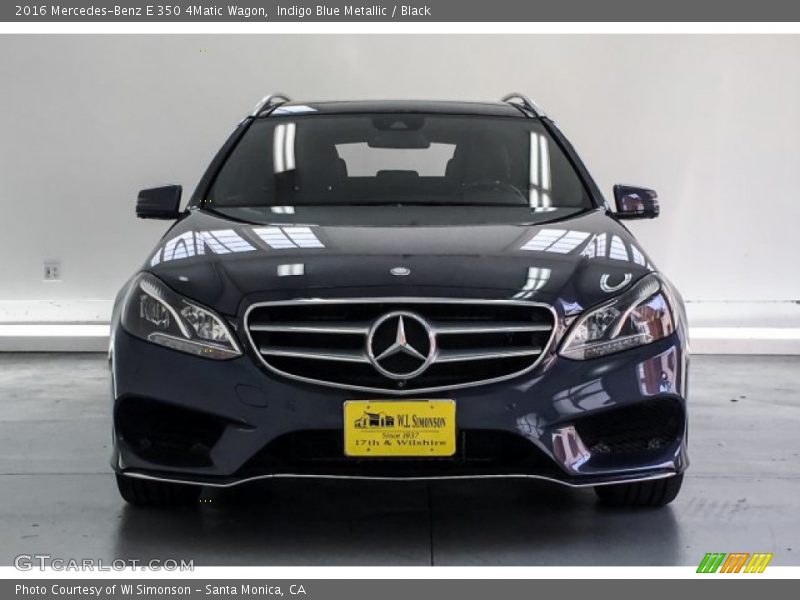 Indigo Blue Metallic / Black 2016 Mercedes-Benz E 350 4Matic Wagon