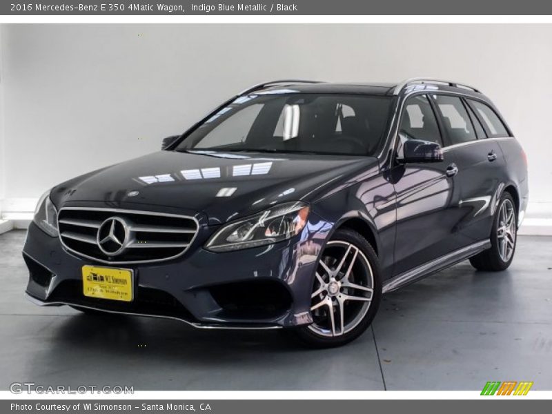 Indigo Blue Metallic / Black 2016 Mercedes-Benz E 350 4Matic Wagon