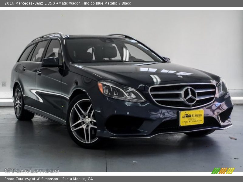 Indigo Blue Metallic / Black 2016 Mercedes-Benz E 350 4Matic Wagon