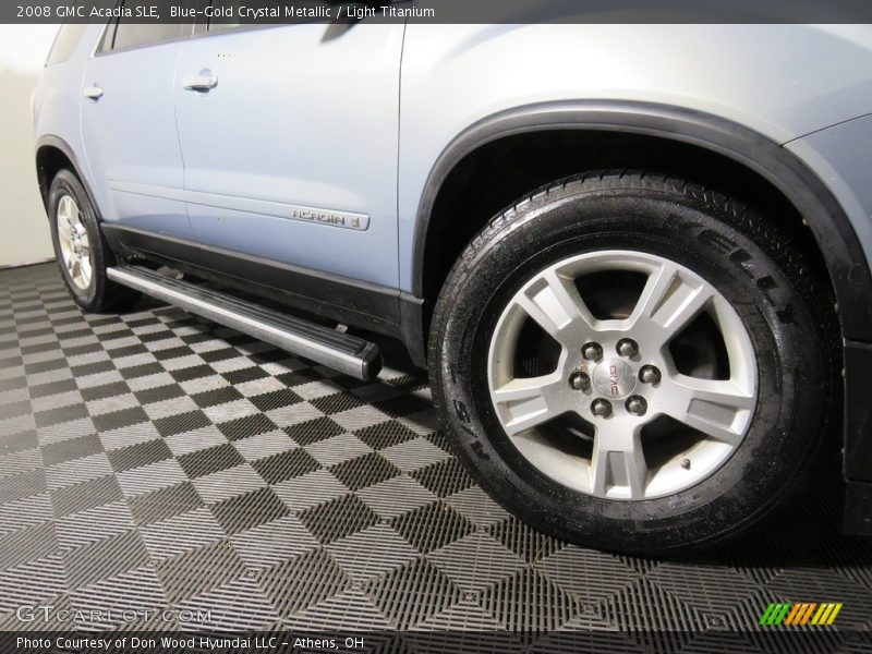 Blue-Gold Crystal Metallic / Light Titanium 2008 GMC Acadia SLE