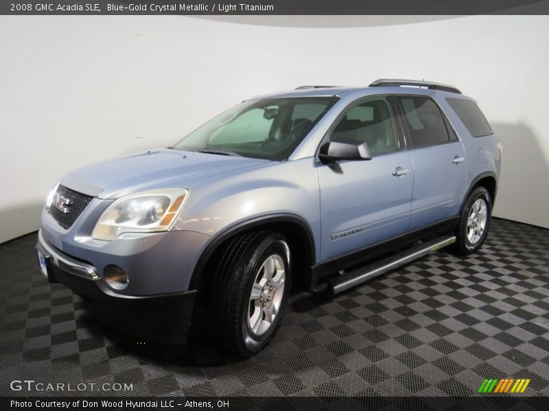 Blue-Gold Crystal Metallic / Light Titanium 2008 GMC Acadia SLE