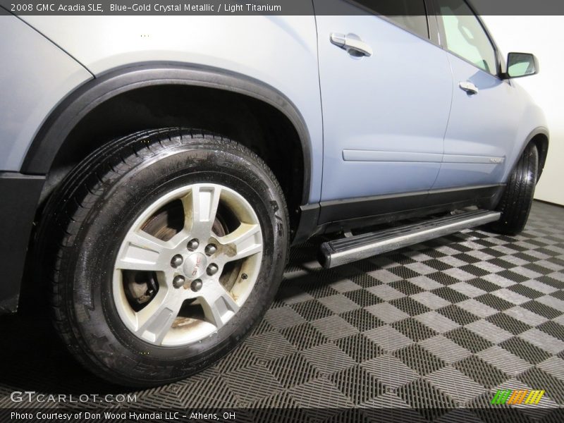 Blue-Gold Crystal Metallic / Light Titanium 2008 GMC Acadia SLE