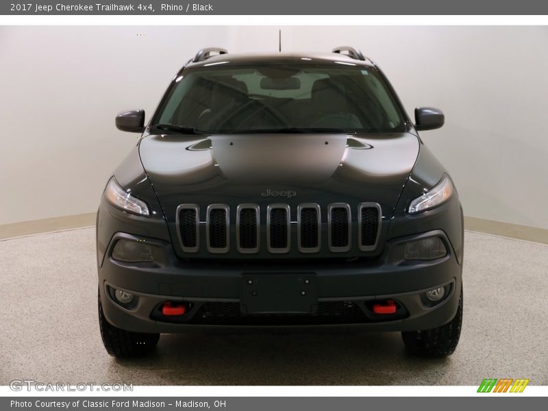 Rhino / Black 2017 Jeep Cherokee Trailhawk 4x4